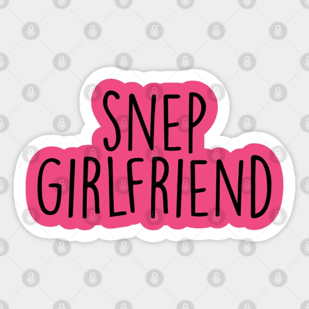 snep girlfriend Sticker by Hank Hill